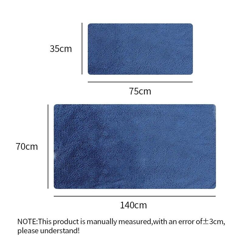 Fashionable Men's Two-piece Set of Bath Towels, One Pair of Household Coral Velvet, Absorbent and Wearable, Can Wrap Towels, Bath Towels