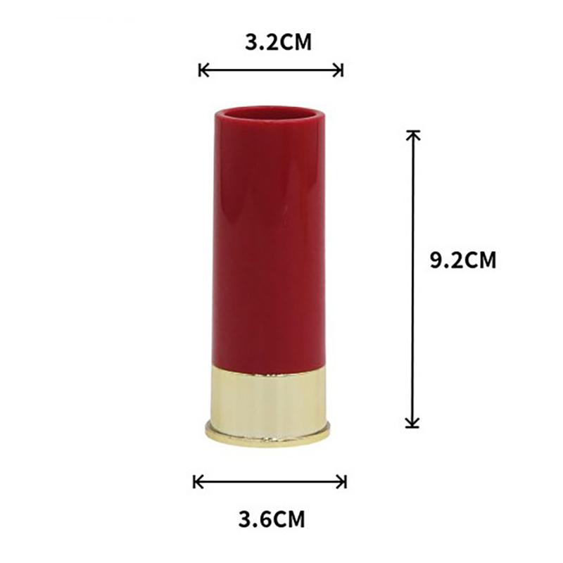4Pcs/Set Shot Glass Creative High Quality Plastic Shotgun Bullet Shape Shot Glasses Water Wine Glass Party Drinkware Friend Gift