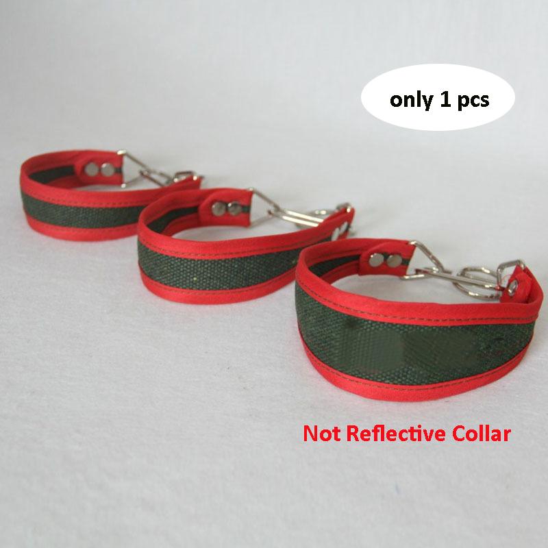 Светоотражающий ошейник для домашних животных, поводок Gree Greyhound Whippet, тонкий брезентовый светящийся ошейник для маленьких/средних/больших собак