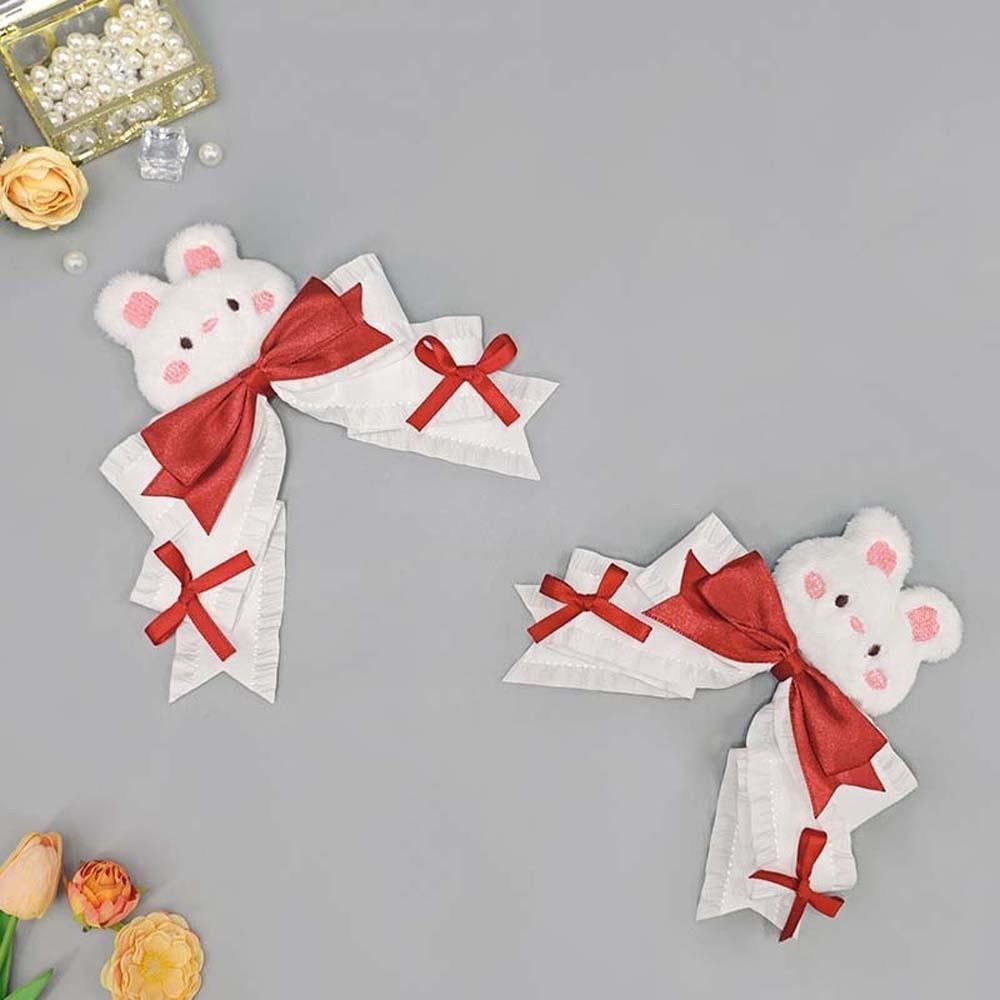 1 Pair Gothic Style Lolita Hair Clips Cartoon Animal Lolita Girls Barrettes Cosplay