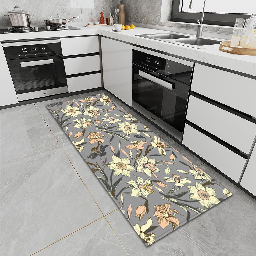 Коврик для кухни, коврик для входной двери, ковер для спальни, домашний коридор, ванная комната, нескользящий пол, ковер с рисунком для гостиной