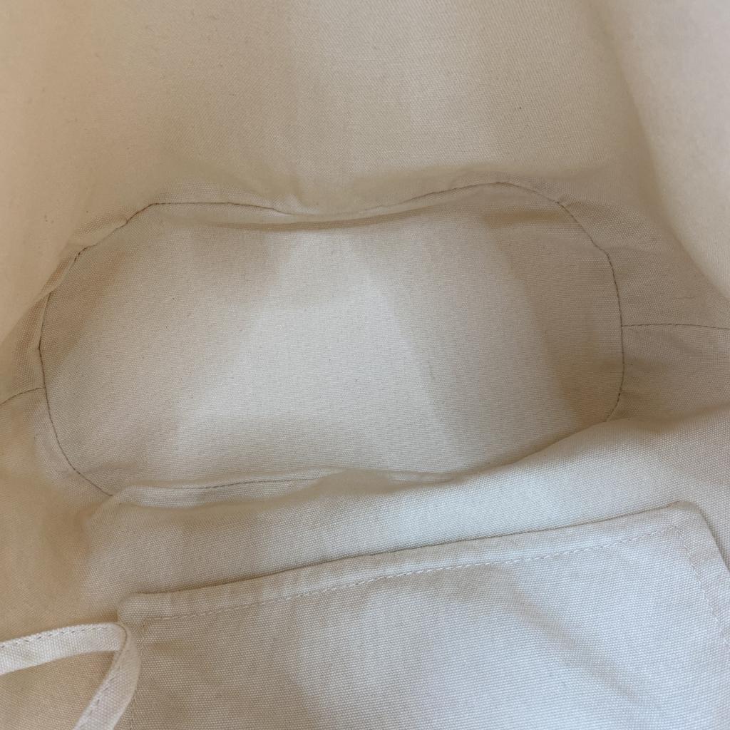 Used HERMESTote Bag Ivory canvas Women
