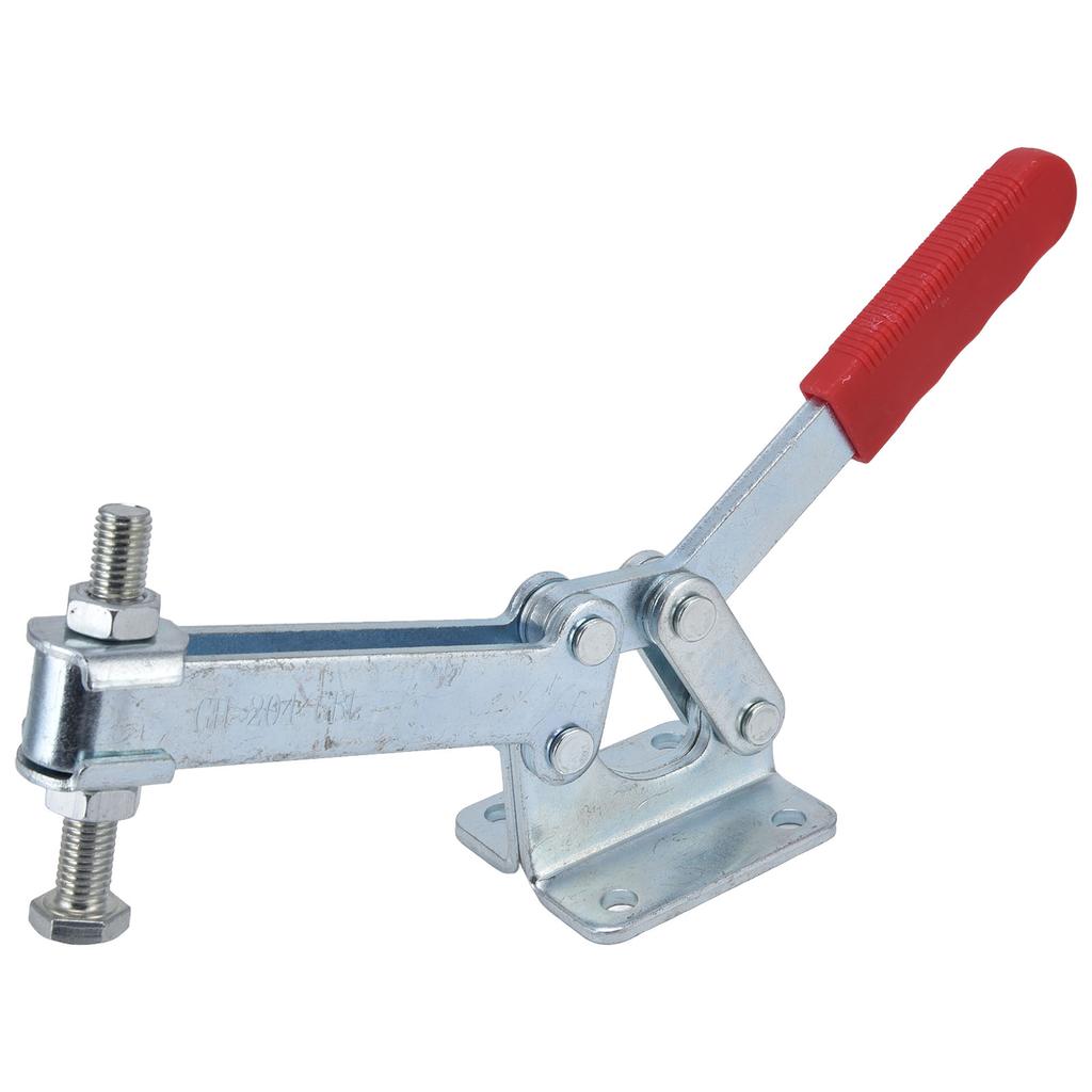 Зажим шарнирный большой с удерживающей силой 630 кг, прочный горизонтальный быстроразъемный зажим, крепежное приспособление
