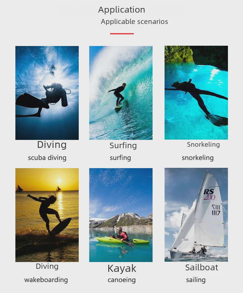 Носки для дайвинга и сноркелинга толщиной 3 мм с защитой от холода: Нескользящая, антипрокольная, теплая пляжная обувь с защитой лодыжки для зимнего плавания