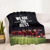 Galatasaray 207 Blanket Durable Comfort Suitable for Chair Bed Sofa for All Seasons Digital Print Ideal Gift For Birthday Valentine'S Day