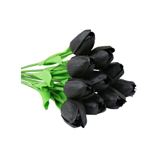 10 шт. Искусственный цветок тюльпана для дома, офиса, вечеринки, реалистичная искусственная ветка цветка, настольное украшение, подарок на День матери, День святого Валентина, Пасху