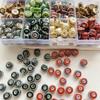 High-Temp Ceramic Glazed Round Spacer Beads for DIY Jewelry