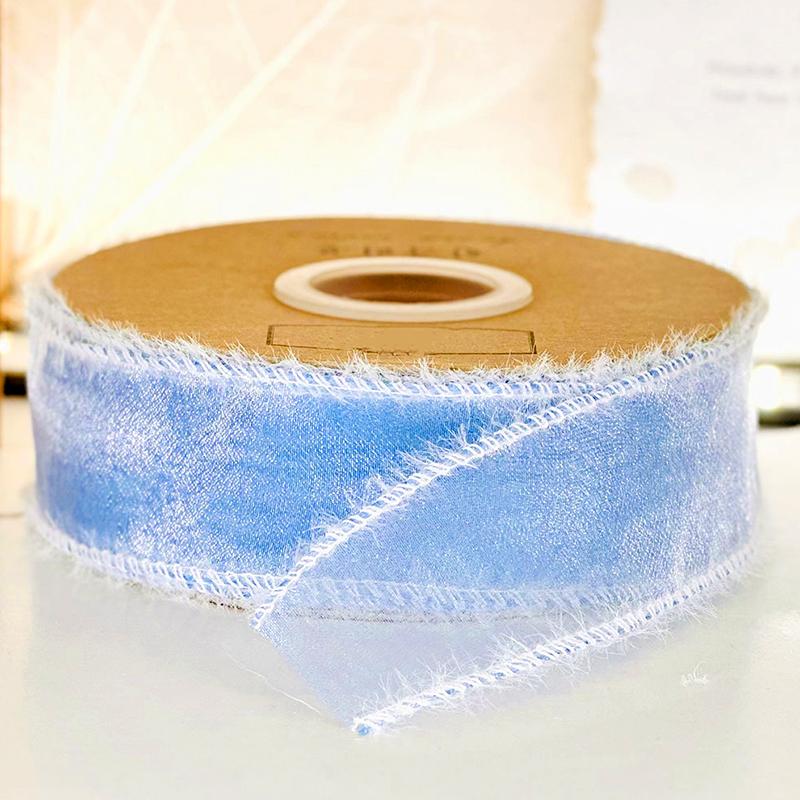 1 рулон градиентной ленты для вечеринок, пряжа «рыбий хвост», 10 ярдов, подарочная упаковка, аксессуары для волос своими руками, материал для шпилек, ширина 25 мм