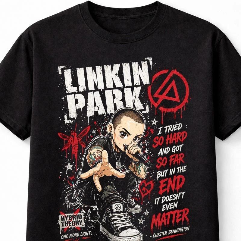 Linkin Park Честер Беннингтон Hybrid Theory Рок-группа Графическая Унисекс Футболка