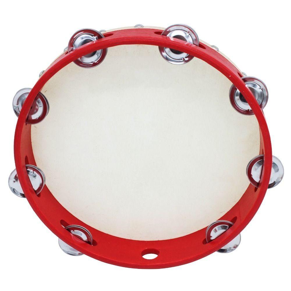 Dancing Toys Tambourines Musical Instrument 4/6/7/8/9/10in Percussion Drum Kids Games