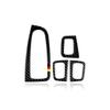 For Mercedes C Class W205 GLC C180 C200 Accessories Carbon Fiber Car Window Switch Armrest Panel Trim Car Styling Stickers