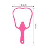 High Definition Handheld Mirror Tooth Shaped Dental Mirrors Universal Makeup Mirror  Gift