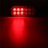 4Pcs Car Emergency Lamp Bars Flash  Red 12 Led  Flash Caution Strobe Light Bar