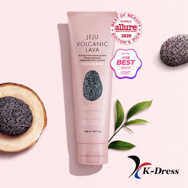 The Face Shop Чеджу Вулканическая лава Пенка для очищения пор от пыли 140 мл