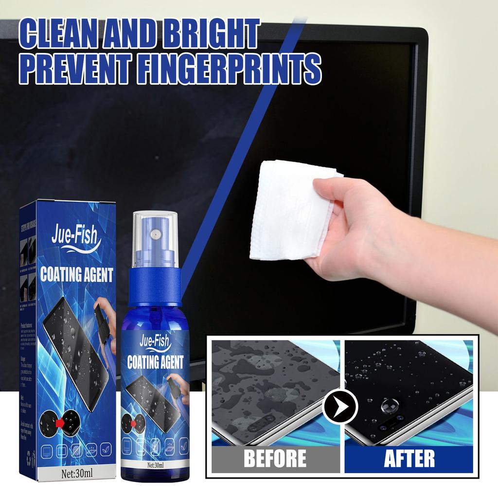 Liquid Screen Protector Spray Hydrophobic Coating Anti-scratch Anti-fingerprint Oleophobic Agent for Screen Protect Film