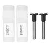 2PCS Arc Bending Router Bit 90 Degree Angle Forming Carbide Integrated Cutter for Wood Grooving Trimming