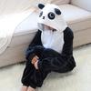 Unisex Anime Kigurumi Pajamas Panda Cosplay Costume Hoodies Party Fleece Sleepwears Nightwear