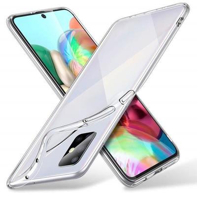 Phone-Distri - Чехол-бампер для SAMSUNG A71, противоударный, ультратонкий, невидимый, прозрачный