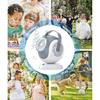 Bubble Machine - Auto 360° Rotation, 75° Tilt Range, Bubbles Blower Maker for Kids, Wedding, Birthday, Parties, Gifts