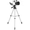 Telescope 70 Mm Objective 5 X 24 Finder Scope Adjustable Tripod Silver