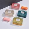 Bathroom Soap Dish With Lid Home Plastic Box Keeps Dry Soap Dish Travel Portable Tray Dish Storage Soap Container