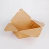 Commercial 1400ml Kraft Paper Takeaway Food Containers