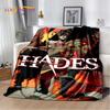 Hades Zagreus Game Gamer, мягкое плюшевое одеяло, фланелевое одеяло, одеяло для гостиной, спальни, кровати, дивана, чехол для пикника, детское одеяло