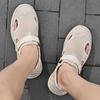 Fashion Classic Style Men's Summer New Handmade Mesh Breathable Sandals 2024 Fashionable Outdoor Men's Beige Comfortable Casual Shoes