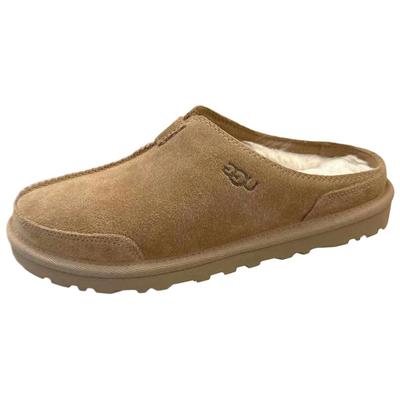 Модные удобные тапочки на флисовой подкладке женские тапочки коричневые 1166761-CHE