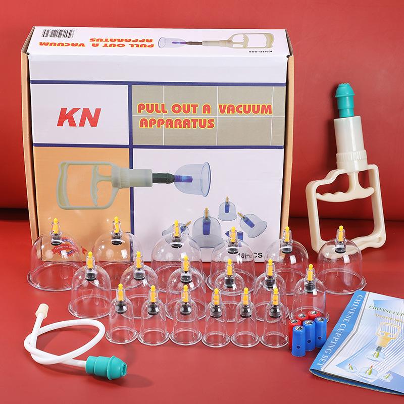 6or24 Pieces Suction Cups Massage Vacuum Cupping Body Massager Plastic Vacuum Suction Therapy Cupping Set Cans for Massage