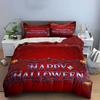Happy Halloween Pumpkin Design Bedding Duvet Cover Set Duvet Cover Pillowcases  (1*Duvet Cover 2*Pillowcases, without duvet insert)