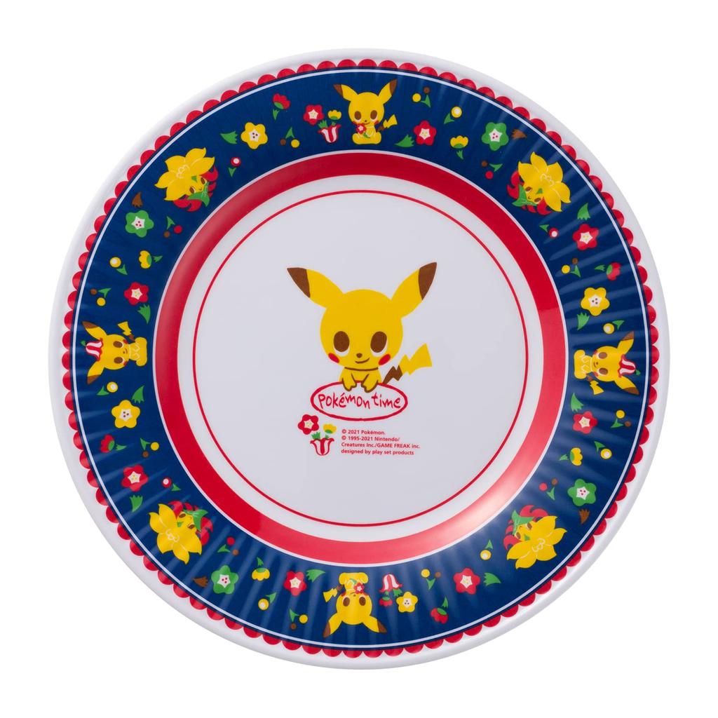 Center Original Melamine Plate Time Pikachu Red Pokémon Pokémon
