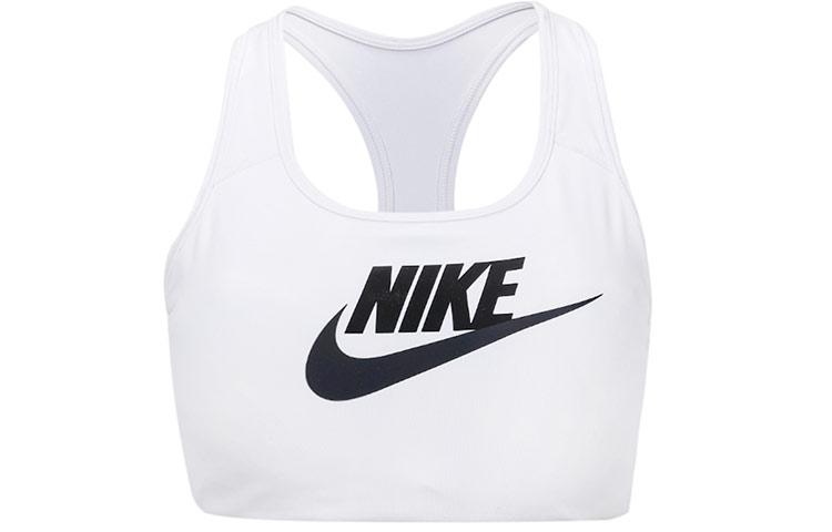 Nike Спортивное нижнее белье женское белое средняя поддержка DM0580-100