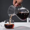 Thick Glass Hand-Pour Coffee Drip Pot & Cold Brew Sharing Cup