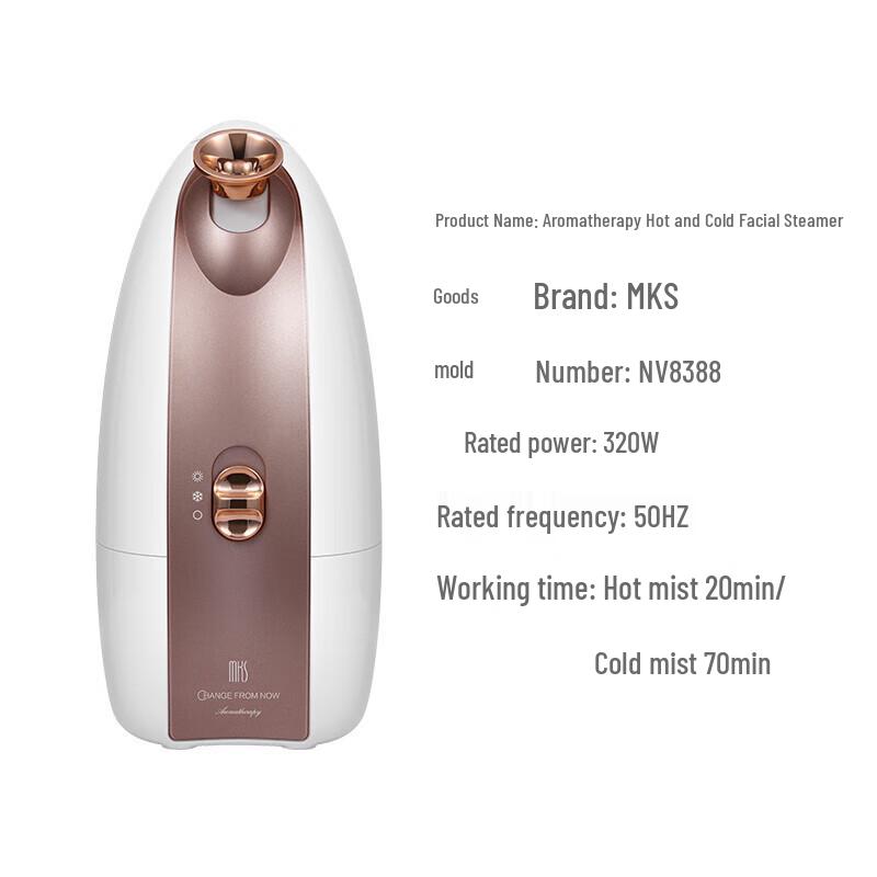 MKS Nano Hot & Cold Facial Steamer CN plug (adapter included)