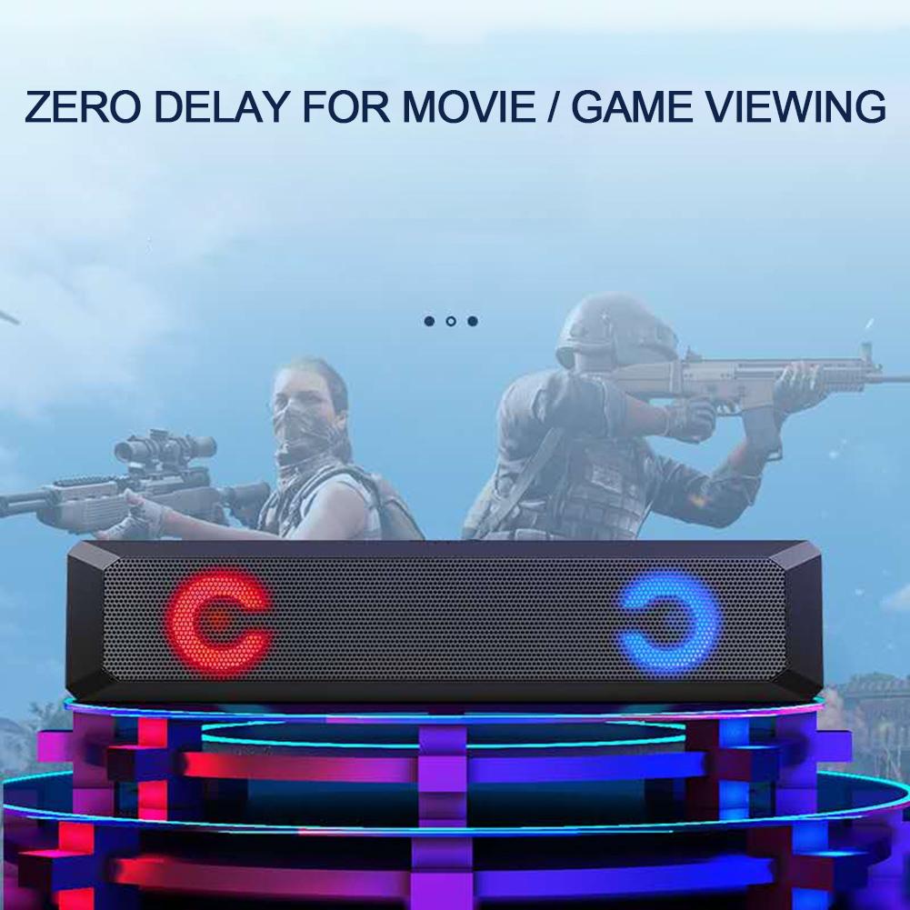 A4 6 Вт RGB USB проводной мощный компьютерный динамик стерео сабвуфер басовый динамик объемный звук для ПК кинотеатр ТВ динамик