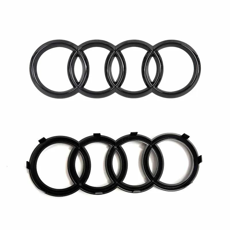 New Auto Accessories Suitable For sjhy3 A4 2008-2017 Car Logo 4 Ring Front Grille Badge Rear Emblem Quattro Sline Sticker
