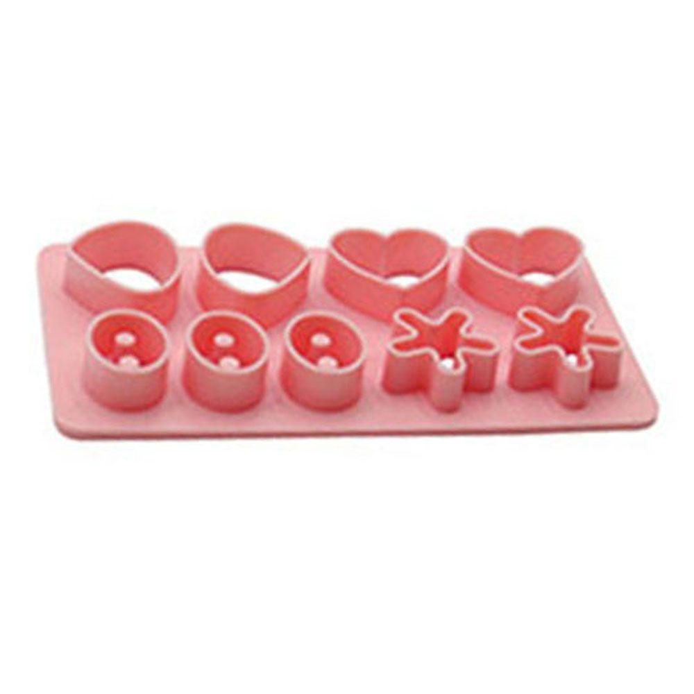 Plastic Cooking Supplementary Pasta Mould Set Food Moulds Cute Cartoon Dough Steamed Buns