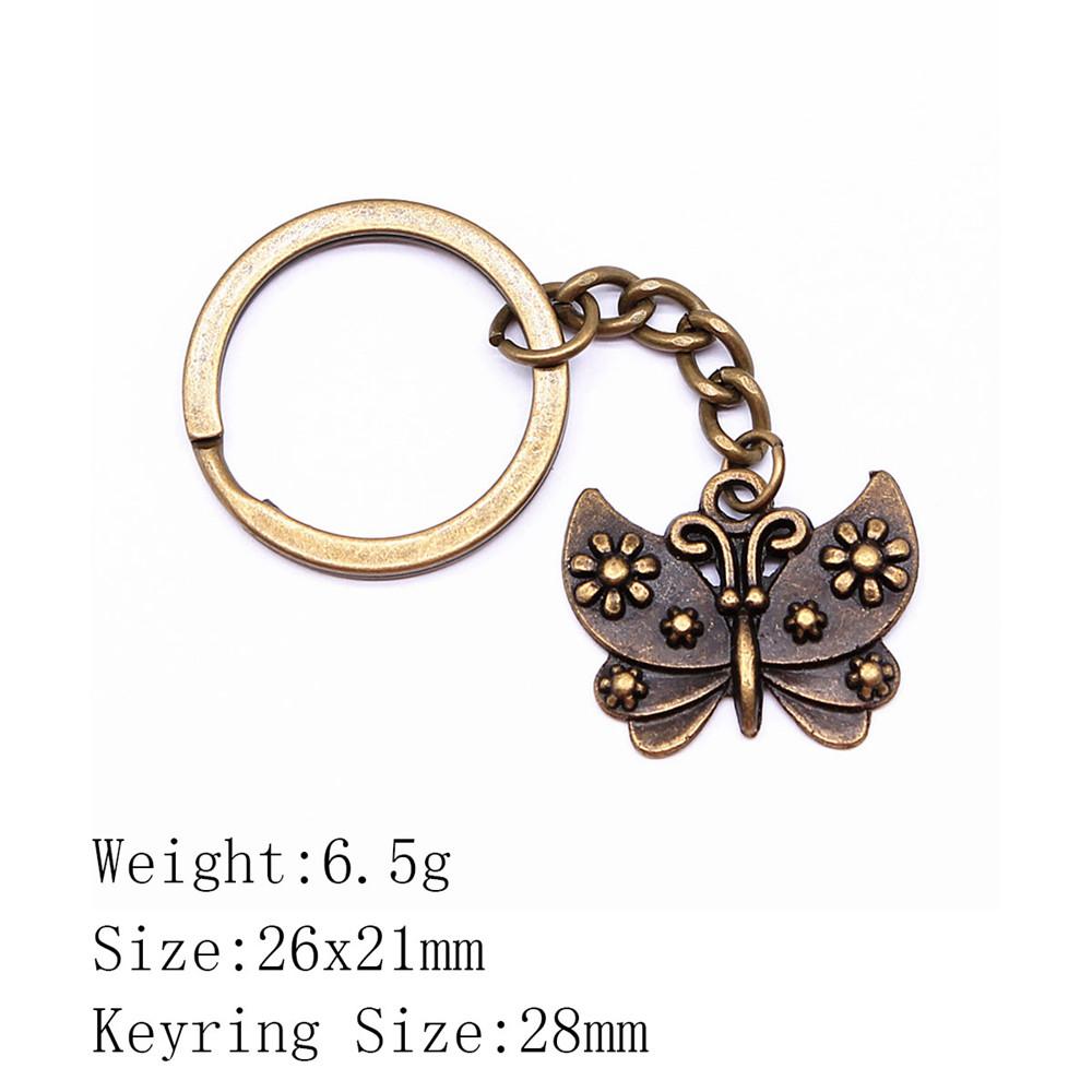 Рождественские украшения Автомобильный брелок Пчела Бабочка Брелок Дешевые вещи Детский брелок