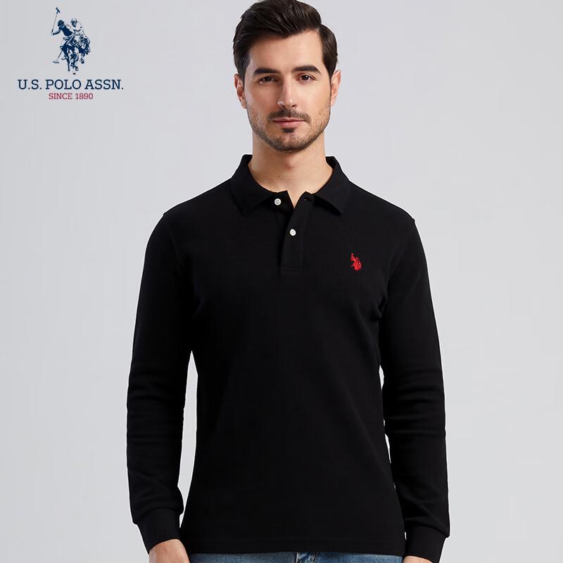 U.S. Polo Assn. Мужская рубашка поло с длинным рукавом