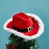 Регулируемая светящаяся шапка Санта-Клауса, плюшевая шляпа-ведро, панама, ковбойская шляпа, рождественская шляпа