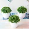 New Artificial Bamboo Leaf Grass Plant Vintage Plastic Potted Green Fake Plant Decor Plant Artificial Plant Office Hotel DIY Decor