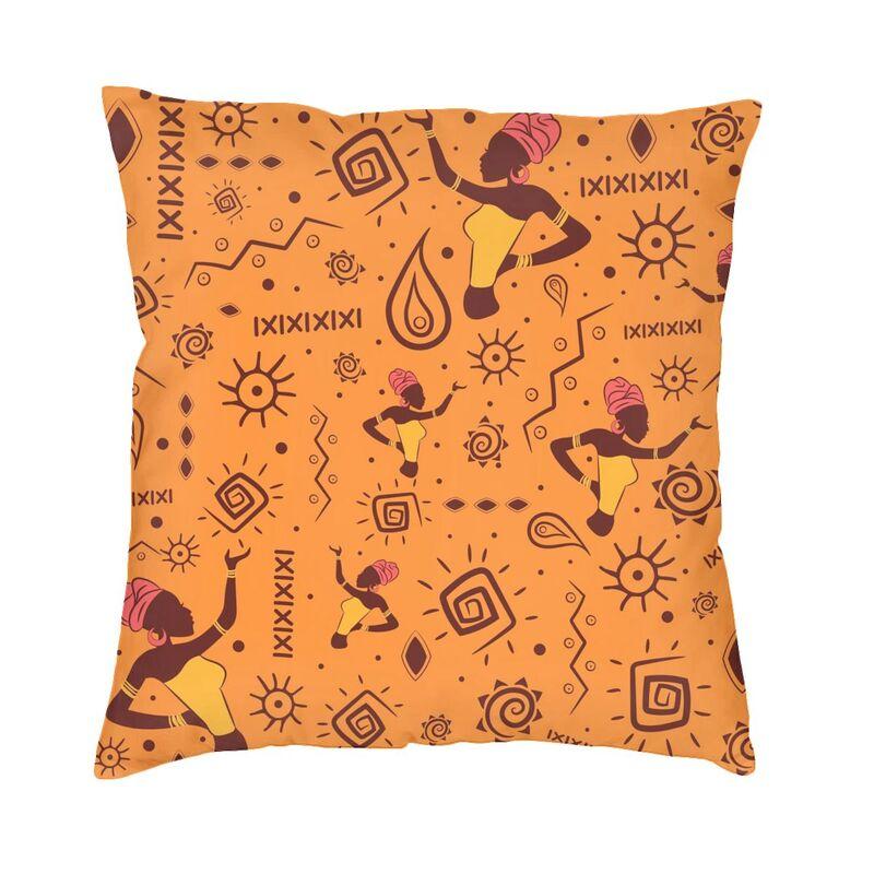 African Ethnic Motifs Cushion Cover 40X40 Decoration 3D Printing Africa Art Culture Throw Pillow Case For Living Room Two Side