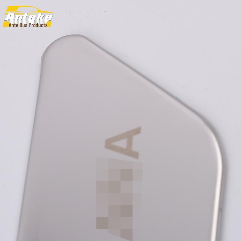 Защита чаши дверной ручки Тиана из 19 частей - Нержавеющая сталь, Декоративная накладка, устойчивая к царапинам