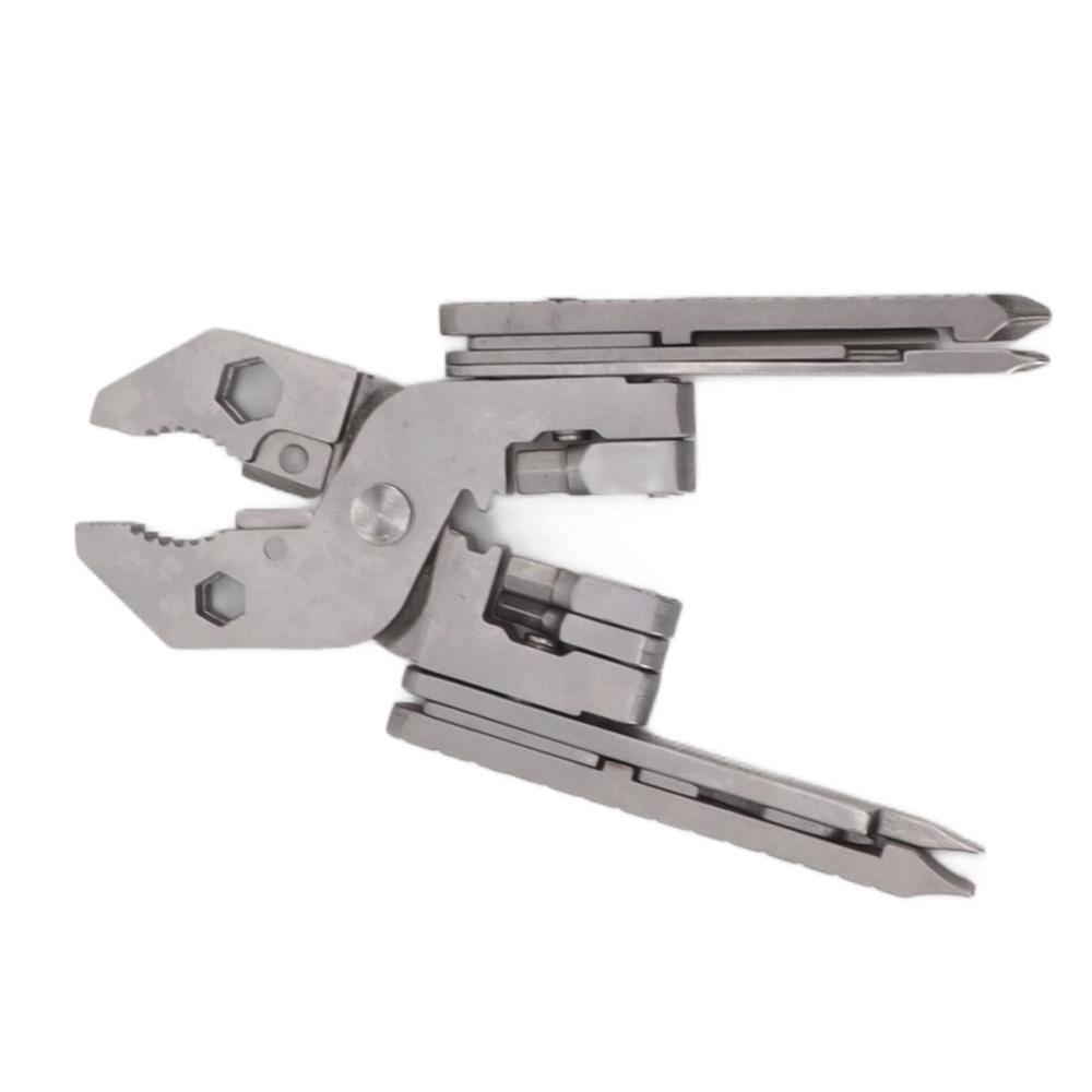 420 Stainless Steel Multi Tool Silver Outdoor Tool Sturdy Multitool Pliers Home Repair