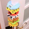 5PCS Baby Safety Door Stopper Doorknob Wall Furniture Protection Card Care Children Noise Prevention Anti-Pinch Finger Protector