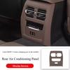 For BMW New 3 5 Series X3 X4 X5 X6 Rear Air Outlet Protective Cover AC Air Conditioning Pad Car Interior Protection Accessory