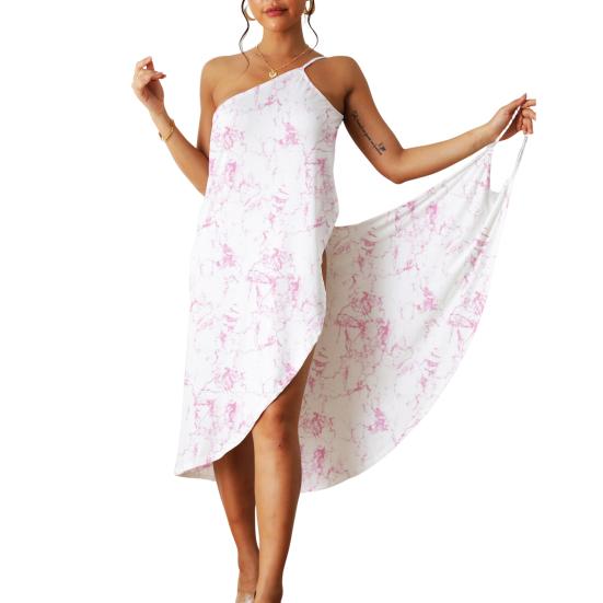 Быстросохнущий стильный солнцезащитный женский купальник без рукавов, пляжное платье