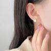 Серьги-ракушки с треугольными головками для женщин, легкие, роскошные, высокого класса, геометрические серьги в холодном стиле