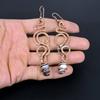 Designer Copper Earrings, Handmade Gemstone Earrings Jewelry, Gifts For Wife Brand New Earrings